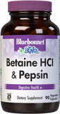 Bluebonnet Betaine Hci Plus Pepsin Vegetarian Capsules, 90 Count