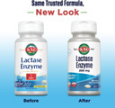 Kal Lactase Enzyme 250 Mg, Healthy Digestion Support For Lactose Intolerance, Liquid-Filled Activgels Made Without Soy, 250 Fcc Units, 30 Servings, 60 Softgels