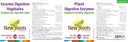 New Roots Herbal Plant Digestive Enzymes (120 Veg Caps) Multi Enzyme Supplement With Hemicellulase For Healthy Digestion | Gas & Bloating Relief, Vegan-Compliant