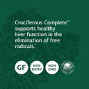 Standard Process Cruciferous Complete - Whole Food Antioxidant, Detox And Liver Support With Vitamin K, Organic Kale And Brussel Sprouts - 90 Capsules