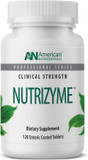 Vitality C American Nutriceuticals  Nutrizyme  120 Tablets  Professionally Formulated Proteolytic Enzyme Complex  Supports Immunity, Circulation & Metabolic Balance
