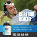 LES Labs Cortisol Health  Stress Relief, Balanced Cortisol Response, Relaxation & Deep Sleep  Phosphatidylserine, Magnesium, Magnolia Bark, Rhodiola Rosea & Ashwagandha  Non-GMO  60 Capsules