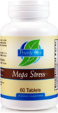 Priority One Vitamins Mega Stress 60 Tablets - High Potency B Vitamin Complex with The Benefits of Adrenal - Healthy Energy Production