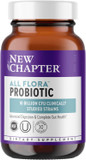 New Chapter Probiotic All-Flora - 30 Ct (1 Month Supply) For Advanced Digestion & Complete Gut Health With Prebiotics + Postbiotics, Clinically Studied Strains, 100% Vegan, Non-Gmo, Shelf Stable30 Count (Pack Of 1)