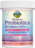 Terranics Daily Probiotics For Women, 200 Billion 32 Strains Womens Probiotics, With Cranberry, Prebiotics & Enzymes, Rebalance Vaginal Flora & Ph, Delayed Release, Shelf Stable, 60 Vegan Caps