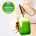 Healthy Delights Naturals - Organic Greens Plus Probiotics Powder - Naturally Boost Energy - Usda Organic - Delicious Berry Flavored - 30 Servings