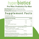 Hyperbiotics Pro Probiotics For Men | Time Release Tablets | Digestive Health, Immune System Support, Urinary, Prostate* | Shelf Stable | Vegan, Dairy & Gluten Free | 30 Count