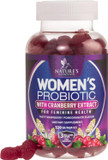 Probiotics For Women Gummy With Cranberry, 3 Billion Cfu Guaranteed With 6 Diverse Strains, Womens Probiotic Gummies For Digestive, Vaginal Ph, Urinary & Immune Health Support, Non-Gmo - 120 Gummies120 Count (Pack Of 1)