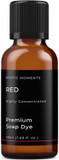 Mystic Moments | Red - Highly Concentrated Soap Dye 50ml | Perfect for Soap Making, Creams and Lotions