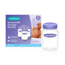 Lansinoh Breastmilk Storage Bottles, 4 Count (5 Ounce Each), Dishwasher Safe, Compatible With Any Lansinoh Pump And Naturalwave Nipple, Bpa And Bps Free