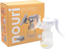 Tenscare Nouri Pump Manual Breast Pump With 2 Suction Levels For Comfortable Expression, Natural Bpa Free Solution With Breast Protectors, White