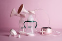 Nenoã¢Â® Bella Twin Double Breast Pump, Breastfeeding Pump With 2 Modes And 9 Levels, Double Electronic, Automatic Breast Pump, Touch Screen, Double Suction Cup, Rechargeable, Wireless, Electric
Color: Bella Twin