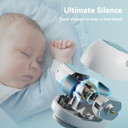Kissbobo Breast Pump Hands Free, Electric Pumps Wearable Portable,4 Modes 12 Levels With Led Dispaly, Low Noise Painless Rechargeable Wireless Electrical W/ 21/24Mm Flanges, White