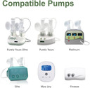 Maymom Myfit Connector Set, Two-Piece Breast Shield Base Connectors Compatible With Selected Ameda Breast Pumps (Connector)

Size: Connector