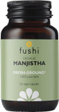 Fushi Organic Manjistha Capsules, 60 Caps | Fresh-Ground Whole Food | Ayurveda Medicine | Indigenously Sourced | Ethical & Vegan | Made in the UK Fushi Organic Manjistha Capsules, 60 Caps | Fresh-Ground Whole Food | Ayurveda Medicine | Indigenously Sourced | Ethical & Vegan | Made in the UK