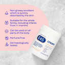 E45 Cream 500 g Tub  Moisturiser for Dry Skin and Sensitive Skin - Emollient Body Cream to Soothe Dry and Irritated Skin - Itchy Skin, Eczema Cream - Perfume-Free Face Cream and Non-Greasy Hand Cream