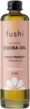 Fushi Organic Jojoba Oil 100 ml | Fresh-Pressed| Rich in Vitamin E | Best for Skin Cleansing, Dry Skin & Dry Hair | Hypoallergenic Oil | Ethical & Vegan Society Approved | Manufactured in the UK