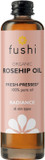 Fushi Organic Rosehip Seed Oil 100 ml | min Vitamin E 18.3 mcg/g | Fresh-Pressed | Best for Scars, Fine Lines & Stretch Marks | Ethical & Vegan Society Approved | Manufactured in the UK