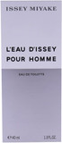Mens Fragrance L 'Eau D 'Issey Homme Issey Miyake Eau De Toilette Capacity 40 Ml