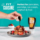 Fit Cuisine Low-Cal Syrup & Calorie, Gluten Free, No Added Sugar, 0 Fat, Keto, Vegan For Pancakes, Desserts, Porridge, Ice Cream, Gym & Fitness, Weight Loss, Chocolate, 425 Ml