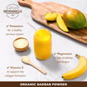 Sevenhills Wholefoods Organic Baobab Powder, Wild-Harvested in Africa, 1kg