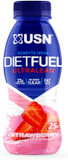 Usn Diet Fuel Ultralean Pre-Mixed & Ready To Drink Meal Replacement Shake Bottles: 8 X 310Ml Strawberry