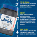 Applied Nutrition Bundle Carb X 1.2Kg + Lifestyle Water Bottle 1000Ml | Cyclic Dextrin Carbohydrate Powder, Intra Workout Carb Powder, Fuel Training, Quick Source Of Energy, Vegan (Fruit Burst)