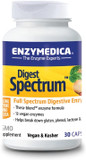 Enzymedica - Digest Spectrum (30 Capsules) | Food Intolerance Digestive Enzymes Supplement | Digestive Enzyme Blend For Multiple Food Intolerances, Nutrient Supplements, Vegan, Dairy Free, Gluten Free

Size: 30 Count (Pack Of 1)