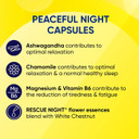 Rescue Balance and Positivity Capsules (30 Day Supply) Saffron, B5 B12 Vitamins, Flower Essences, Vegan Mood Enhancer Capsules for Emotional Balance and Busy Days