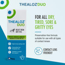 Thealoz Duo Eye Drops - Rapid & Long-Lasting Relief for Dry, Tired & Sore Eyes | Gentle, Preservative-Free Formula | Suitable for Contact Lens Wearers | Pack of 2 x 10ml (600 Drops) Thealoz Duo Eye Drops - Rapid & Long-Lasting Relief for Dry, Tired & Sore Eyes | Gentle, Preservative-Free Formula | Suitable for Contact Lens Wearers | Pack of 2 x 10ml (600 Drops)