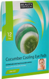 Beauty Formulas Clear Skin Cucumber Cooling Eye Pads 12'S