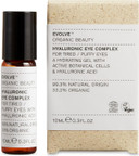Evolve Organic Beauty - Natural Hyaluronic Eye Complex With Hyaluronic Acid, Tuberose Plant Cells, Cucumber Extract | Certified Vegan Clean Beauty (0.3 Fl Oz | 10 Ml) - For All Skin Types