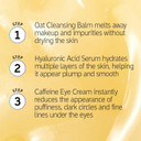 The Inkey List Hydration 101 Kit | Skin Hydration Starter Kit | Oat Cleansing Balm | Hyaluronic Acid |Caffeine Eye Cream | Suitable For All Ages