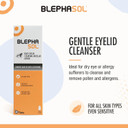 2 x Blephasol Micellar Eyelid Cleansing Lotion | Effective and Gentle Cleansing for Make-Up Removal, Inflamed and Sensitive Eyelids | Soap & Alcohol-Free | Pack of 2 x 100 ml