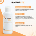 2 x Blephasol Micellar Eyelid Cleansing Lotion | Effective and Gentle Cleansing for Make-Up Removal, Inflamed and Sensitive Eyelids | Soap & Alcohol-Free | Pack of 2 x 100 ml