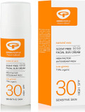 Green People Scent Free Facial Sun Cream Spf30 50Ml | Natural, Organic Spf30 Face Sunscreen | Eczema Friendly, Sensitive Skin, Prickly Heat | Unscented, Non Greasy | Vegan, Cruelty Free