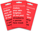 Anatomicals Strawberry & Yarrow Brightening Beauty Face Mask 15Ml - Makes Yours Skins Brighter If Not You, Face Masks Skincare Bundle, 3 Pack