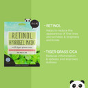 Oh K! Retinol Sheet Mask, For Ageing Skin, Plumping and Firming, Vegan and Cruelty Free, 42g