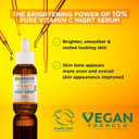 Garnier Targeted Anti Dark Spot Night Serum For Face, With 10% Pure Vitamin C & Hyaluronic Acid, Anti Pigmentation & Dullness, For All Skin Types, Approved By Cruelty Free International, Vegan, 30 Ml

Size: Vitamin C Night Serum 30Ml