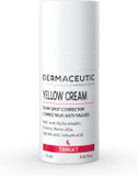 DERMACEUTIC Yellow Cream - Skin Tone Brightener - Lightening face cream for uneven skin tone - Pigmentation cream - Contains Kojic acid, Arbutin, Licorice, Glycolic acid and Salicylic acid - 15ml