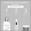Bioderma Pigmentbio Night Renewer - Anti-Dark Spot Brightening & Protective Night Cream Moisturiser, Firms, Smoothes & Plumps Skin, 50ML