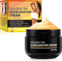 Tanning Accelerator Cream, 50G Long Lasting Sunbed Cream, Effective In Sun-Beds & Outdoor Sun Rapid Tanning Cream, Achieve A Natural Tan With Natural Ingredients
Color: 50G
