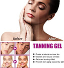 Extreme Dark Intensive Tanning Gel, Sunbed Accelerator For Indoor/Outdoor, Natural Ingredients, Fruit Aroma, Achieve A Natural Tan (1-Pack)