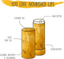 We Love The Planet - Golden Glow Gift Set - Contains Deodorant Tin & Lip Balm, Natural & Eco-Friendly Beauty Care