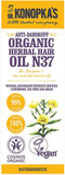 Dr.Konopka'S Organic Herbal Hair Oil, N37, 30 Ml