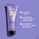 Matrix Hair Mask, For Blondes, Greys And Silvers, Tones + Neutralises, Total Results, So Silver, 200Ml
