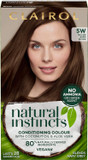 Clairol Natural Instincts Semi-Permanent No Ammonia Hair Dye, 5W Medium Warm Brown