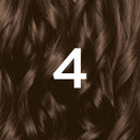 Garnier Nutrisse Permanent Hair Dye, Natural-Looking, Hair Colour Result, For All Hair Types, 4 Dark Brown