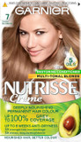Garnier Nutrisse Permanent Hair Dye, Natural-Looking, Hair Colour Result, For All Hair Types, 7 Dark Blonde