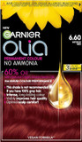 Garnier Olia Permanent Hair Dye, Up To 100% Grey Hair Coverage, No Ammonia, 6.60 Intense Red
Color: Intense Red